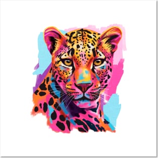Pink Leopard Posters and Art
